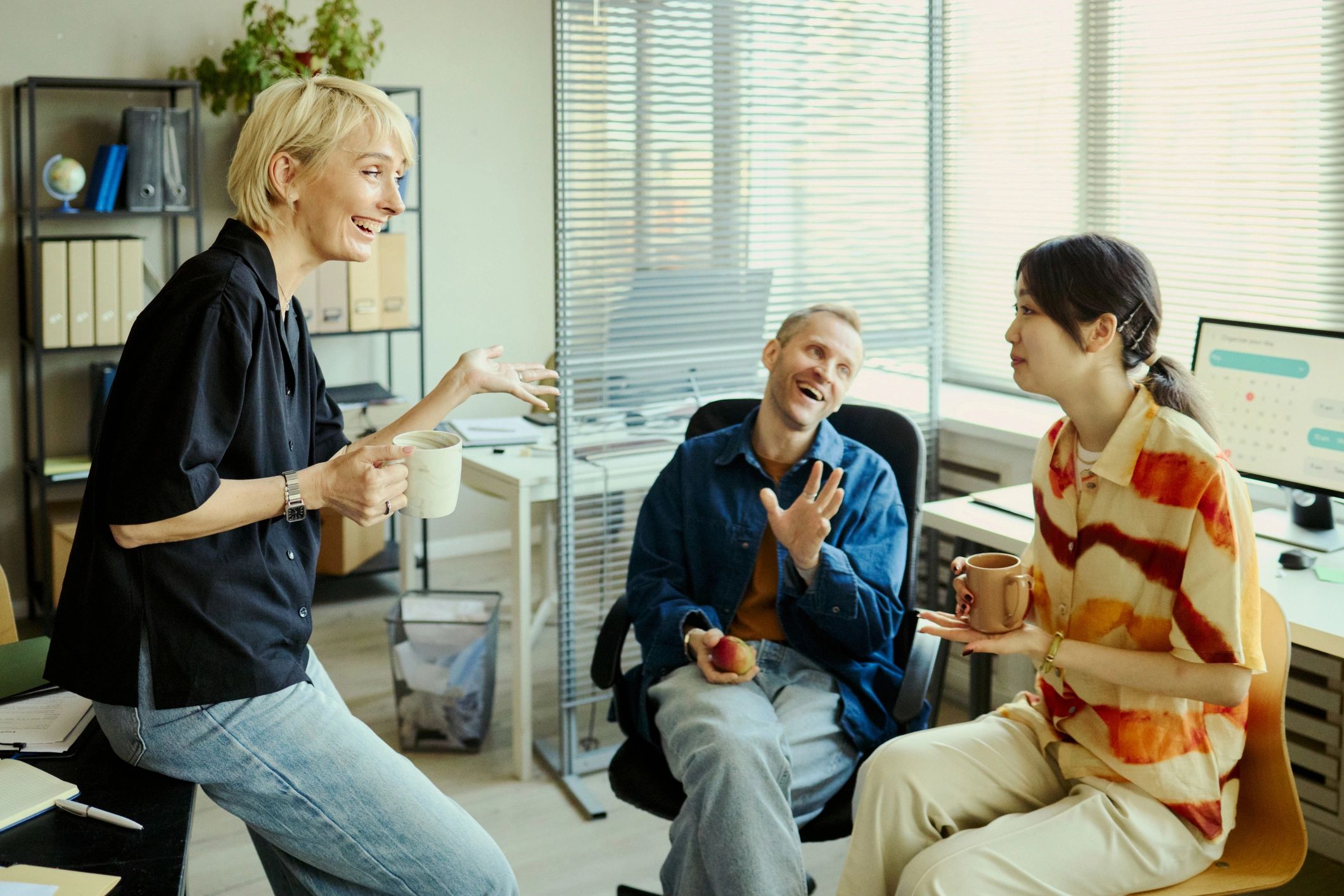 Professional office team portrait